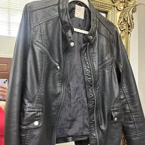 We The Free | Jackets & Coats | Free People Vegan Leather Jacket